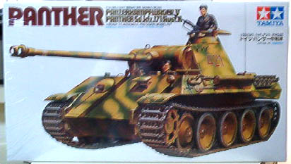 German WWII Panther Tank by Tamiya Scale 1:35